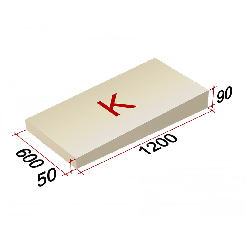 LOGICPIR Slope-3,4% (K) СХ/СХ 1200х600х50-90 (упак, 8 плит, 5,7600 кв.м)
