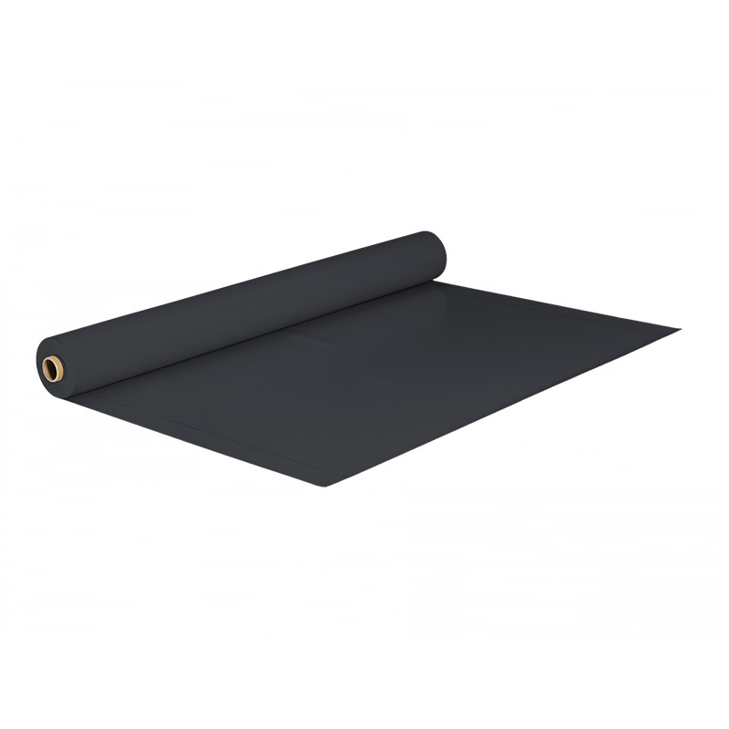 ПВХ мембрана Ecobase V-ST 1,5 мм (2,15x20 м) чёрная