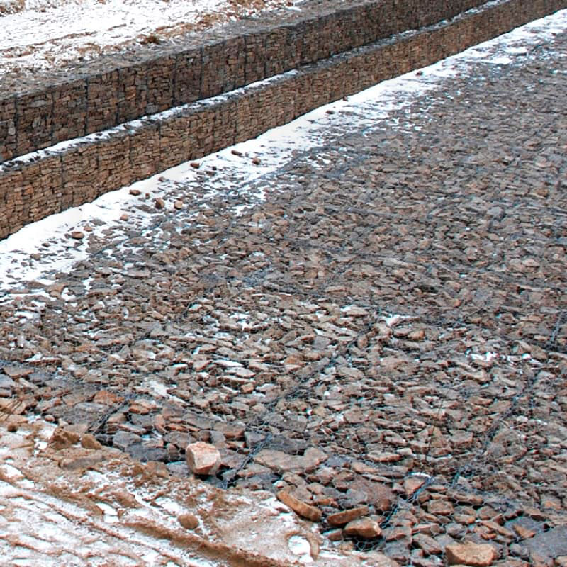 Габион матрац ГСИ-М 5х2х0,3 оцинкованный, Ø проволоки 2,2 мм, размер ячейки 6х8 см