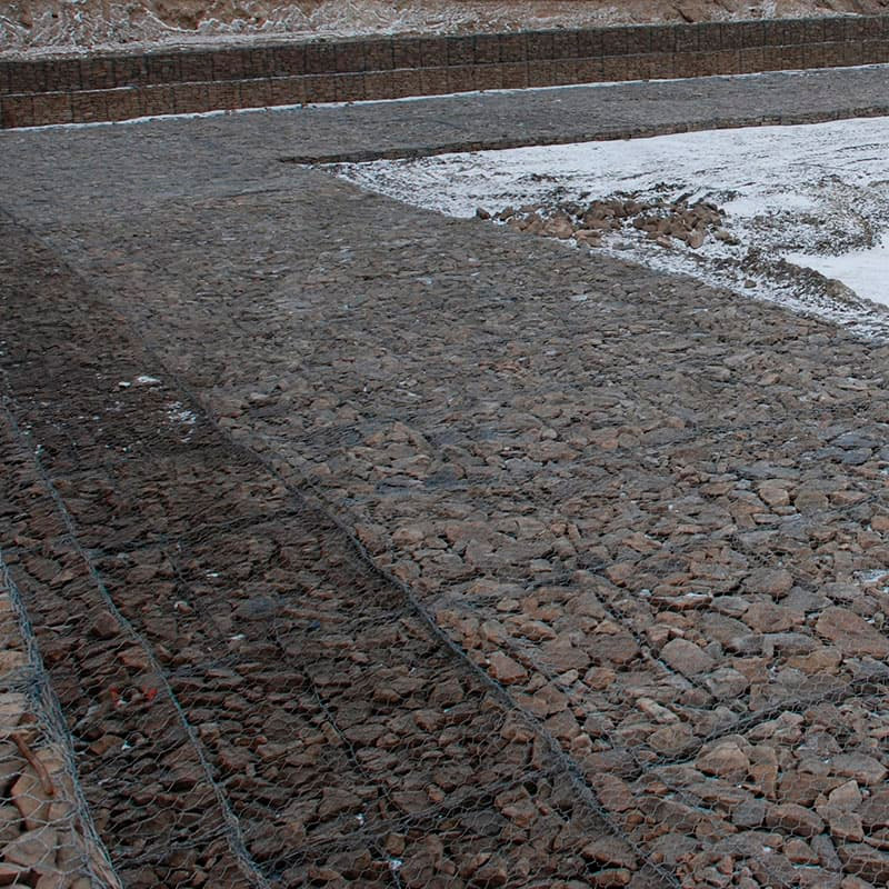 Габион матрац ГСИ-М 5х2х0,17 оцинкованный, Ø проволоки 3,0 мм, размер ячейки 8х10 см