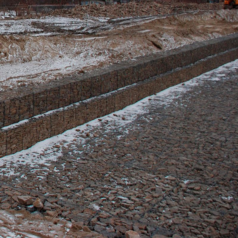 Габион матрац ГСИ-М 5х2х0,17 оцинкованный, Ø проволоки 2,7 мм, размер ячейки 6х8 см 2