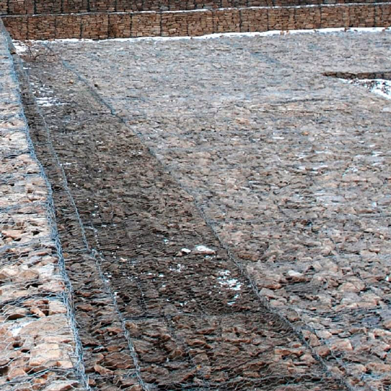 Габион матрац ГСИ-М 5х2х0,23 оцинкованный, Ø проволоки 2,2 мм, размер ячейки 6х8 см