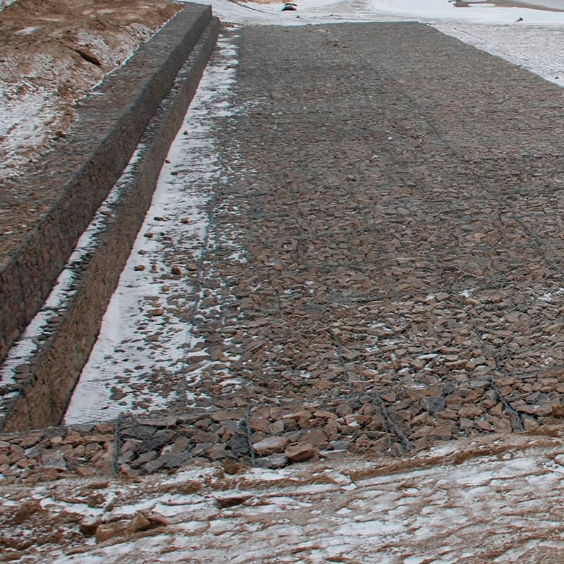 Габион матрац ГСИ-М 4х2х0,23 оцинкованный / ПВХ, Ø проволоки 2,7/3,7 мм, размер ячейки 8х10 см 3