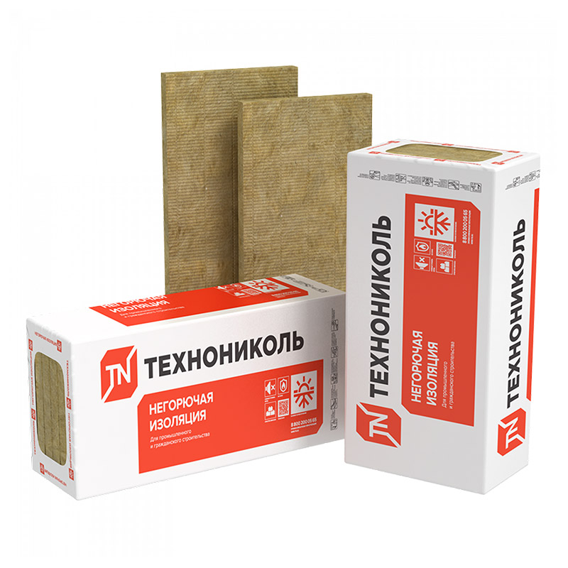 Утеплитель ТЕХНОРУФ Н ПРОФ, 1200Х600Х50 мм, (6 плит, 4,32 кв. м)