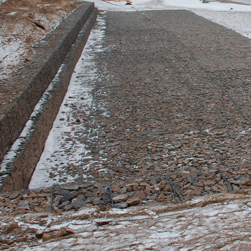 Габион матрац ГСИ-М 6х2х0,17 оцинкованный, Ø проволоки 2,4 мм, размер ячейки 6х8 см