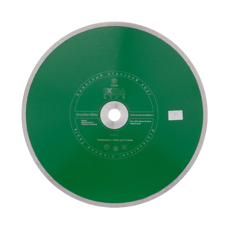 Алмазный отрезной круг DIAM GRANITE-ELITE 400/9,5/60 мм EXTRA LINE 000652