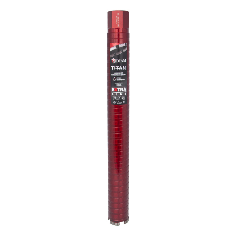 Алмазное сегментное сверло DIAM EXTRA LINE 52/450мм TITAN HIT (сухое сверление) 313031