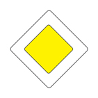 Знак 2.1 — Главная дорога