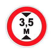 Знак 3.13 — Ограничение высоты