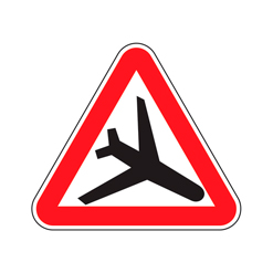 Знак 1.30 — Низколетящие самолеты