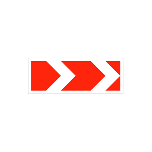 Знак 1.34.1 — Направление поворота (размер 2)