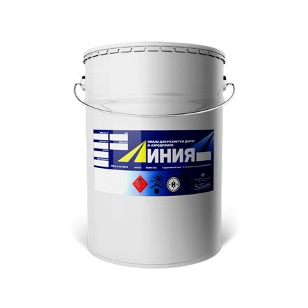 Эмаль «Линия» черная для дорожной разметки